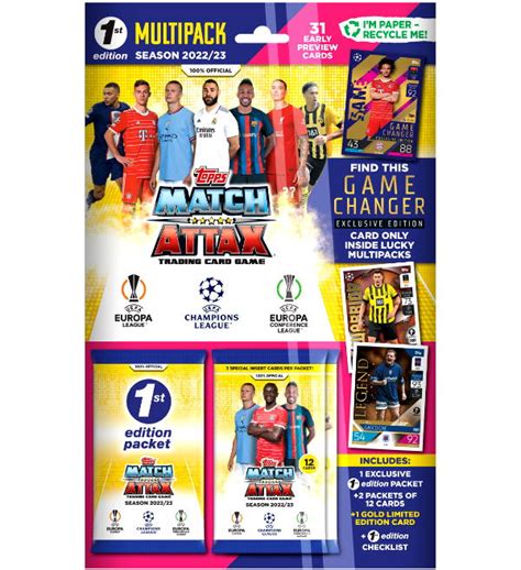 Topps Champions League Match Attax 20222023 1st Edition Multipack
