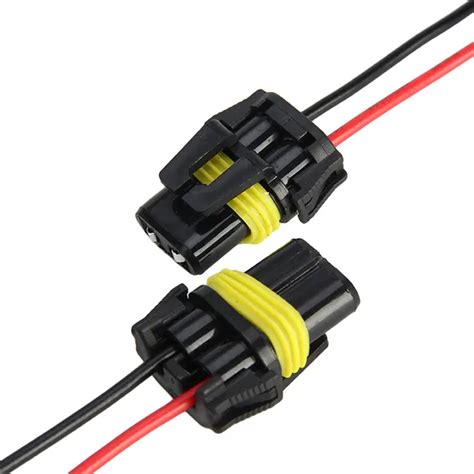 Buy Auto Connectors With Cable Waterproof 2 Pin Way