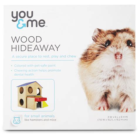You And Me Large Wood 2 Story Hamster House Petco