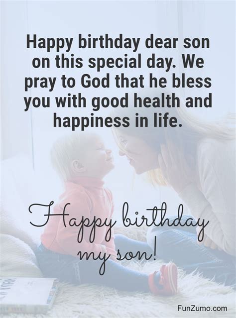 Birthday Wishes For Son Happy Birthday Quotes Messages Funzumo