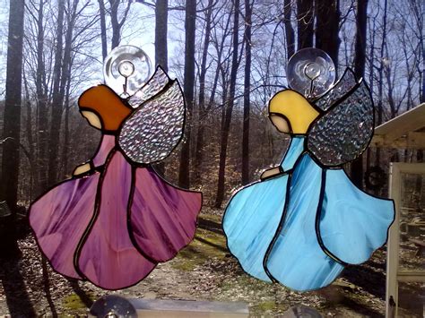 Angels Stained Glass Angel Stained Glass Suncatchers Stained Glass