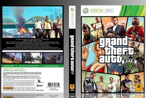 Grand Theft Auto V Xbox 360 Box Art Cover By Coverprototype