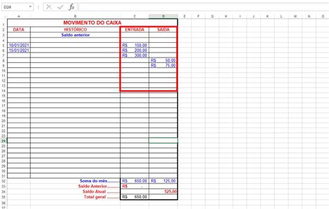 Livro Caixa No Excel Como Baixar E Usar Modelo De Planilha