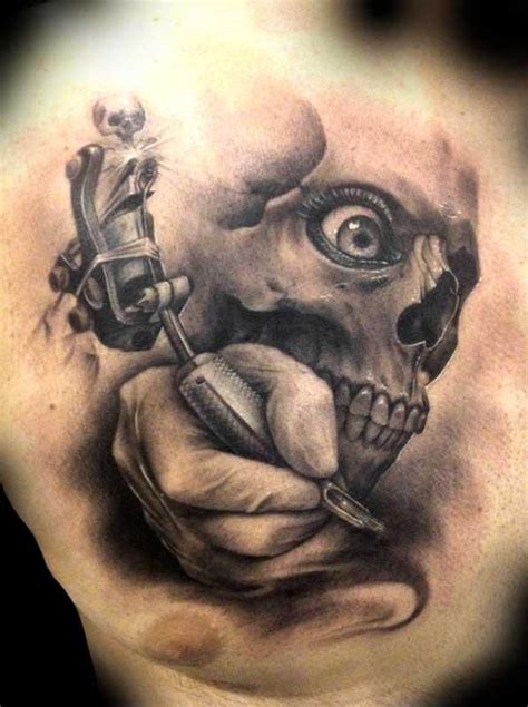 Find the perfect word, quote or message to inspire yourself & others today. Another sick skull tattoo. This time done by the guys at ...