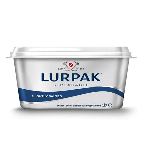 Lurpak Slightly Salted Butter Spread 8x1kg Mayers Fine Food