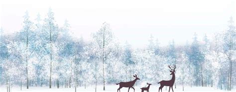 Simple Winter Landscape With Deer Acrylic Painting Live