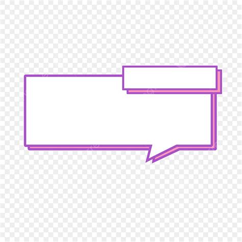 Text Box Clipart Transparent Background Simple Text Box Dialog Text