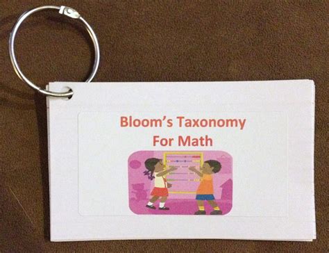 The Kindergarten Corral Blooms Taxonomy For Math