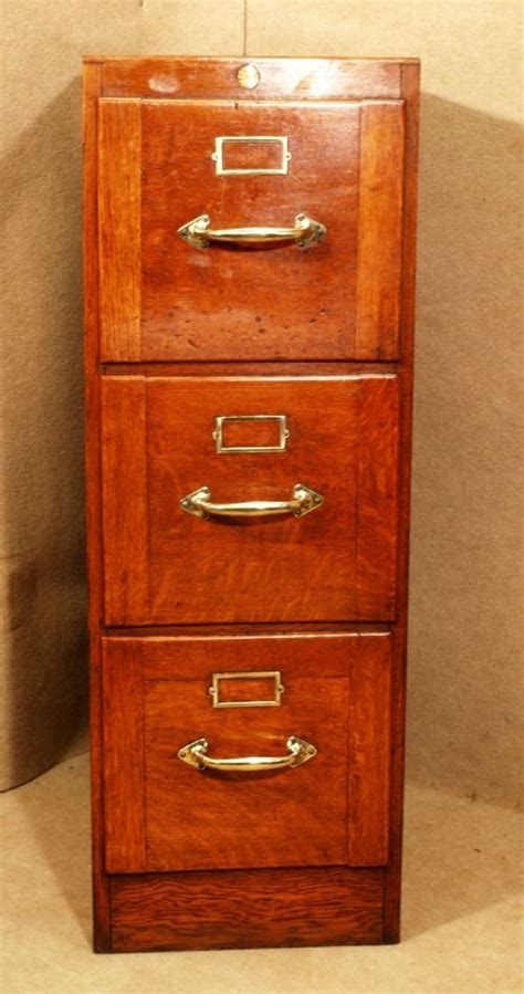 Oak stunning real wood filing cabinets, hand made to be both beautiful and practical. Antique Oak 3 Drawer Filing Cabinet | 101718 ...