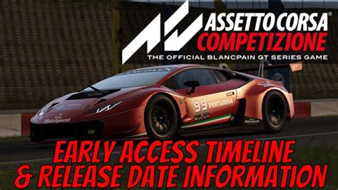 Assetto Corsa Competizione Early Access Timeline And Release Date