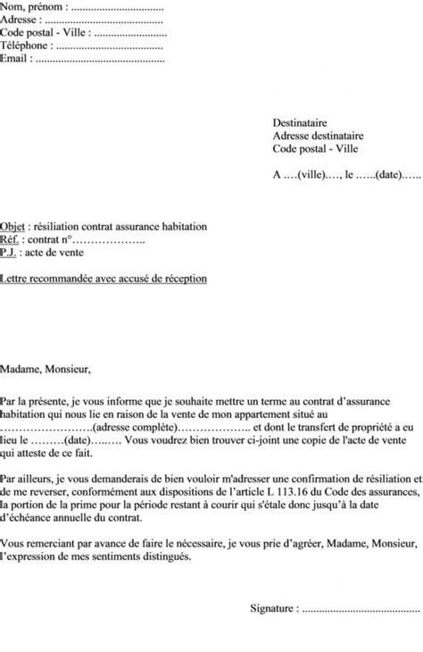 We did not find results for: modele de lettre de resiliation assurance habitation ...