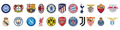 European Football Clubs Logo Stock Illustrations 72 European Football