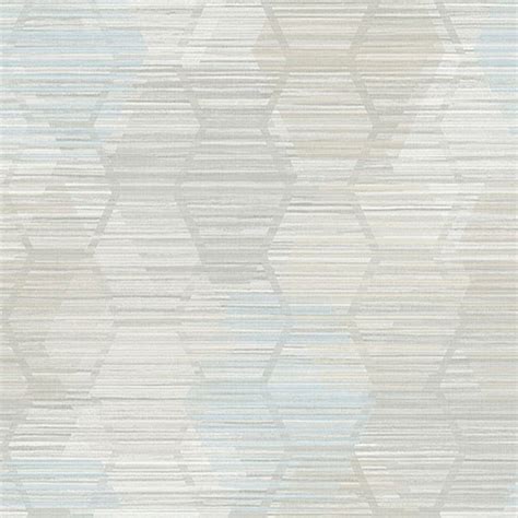 2949 60502 Jabari Grey Geometric Faux Grasscloth Wallpaper