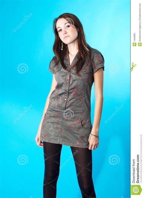 Confident Teen Girl Stock Image Image 1445901