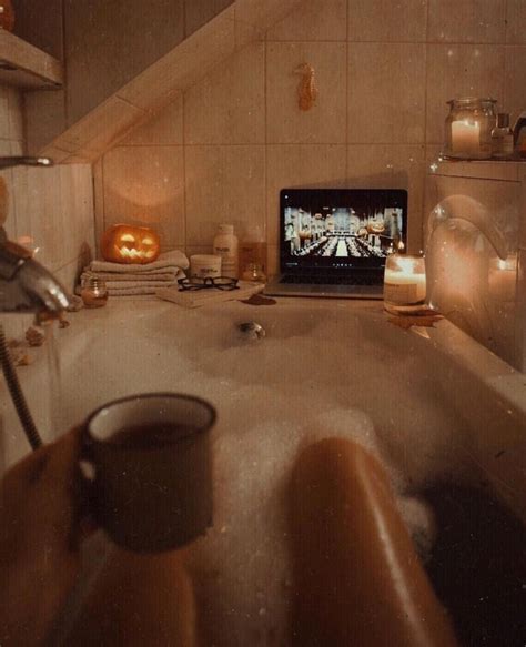 bath aesthetic cosy aesthetic beige aesthetic dream bath relaxing bath cozy bath autumn