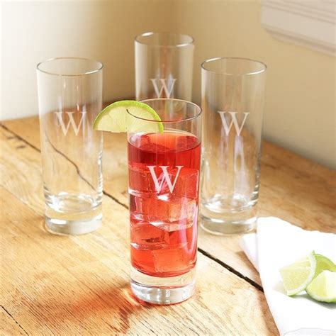 Personalized Tall Mojito Cocktail Glasses Set Of 4 15445056 Shopping Great