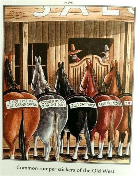 An Old West Poster With Horses In The Stable And Some Sayings On Their