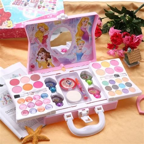 Disney Princess Cosmetics Play Set For Girls Kids Makeup Kit With Mini