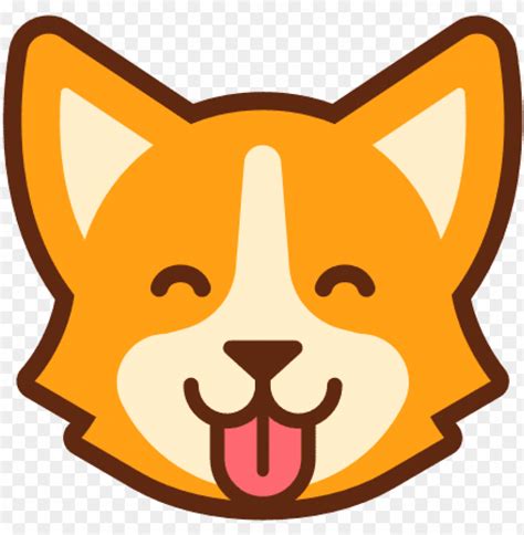 Cute Cartoon Dog Face Png Image With Transparent Background Toppng