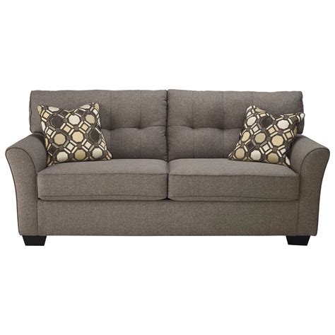 Signature Design By Ashley Tibbee Contemporary Sofa With Tufted Back