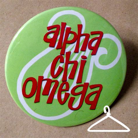Alpha Chi Omega Mascot Button Or Magnet Etsy