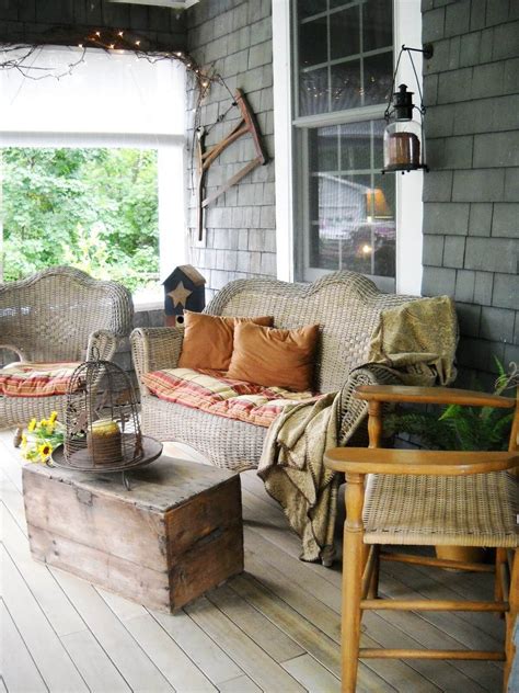 Farmhouse Front Porch Steps Decor Ideas Roomodeling Patio Stairs My