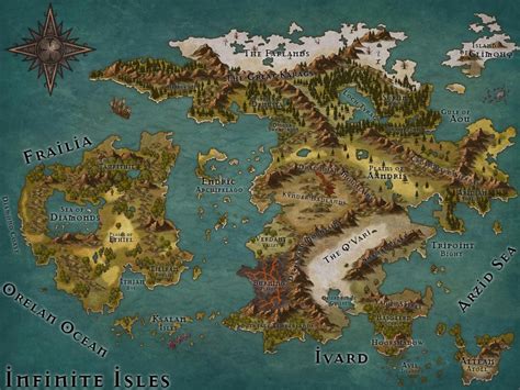 Mazes And Monsters Dnd World Map Rpg Map Imaginary Maps D D Maps