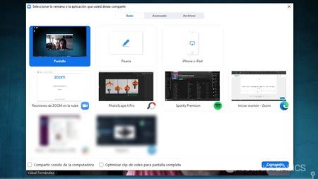 Zoom Hangouts Skype y Discord cómo compartir la pantalla de tu