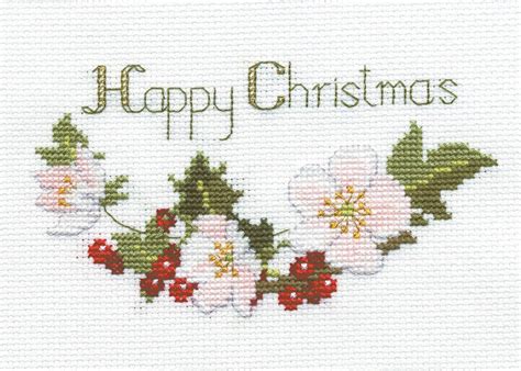 cross stitch christmas card kit by bothy threads christmas etsy