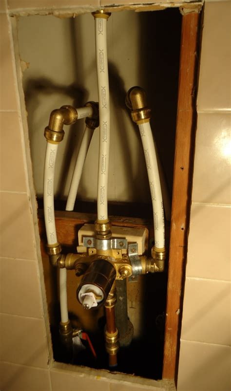 * turn off main water supply. How to Replace a Single-Handle Shower Valve | Dengarden