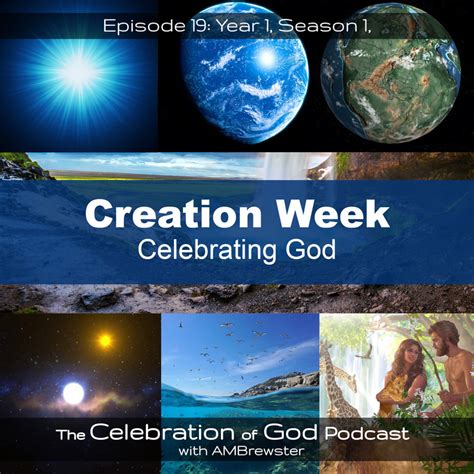 Cog 19 Creation Week Celebrating God