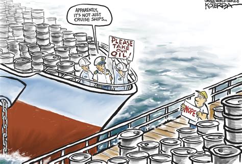 Cartoonists Take An Oil Surplus Santa Cruz Sentinel