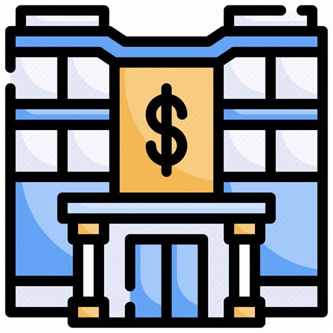 Bank Account Building Money Architecture Icon Download On Iconfinder