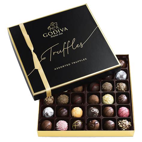 Godiva Assorted Signature Chocolate Truffles T Box 36 Pieces