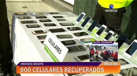 Policía De Bogotá Recuperó Más De 900 Celulares Robados Youtube