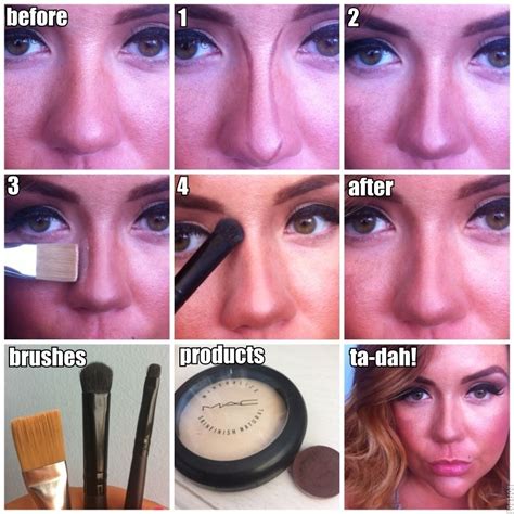 We said contouring is a handy little makeup trick. How to contour your nose to make it appear smaller or take any shape you wish! Click the picture ...