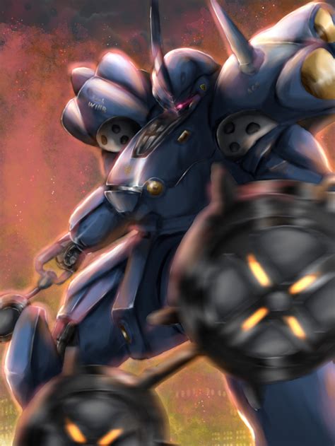 Kampfer Mobile Suit Gundam Gundam 0080 Highres Battle Building Chain Chain Mine
