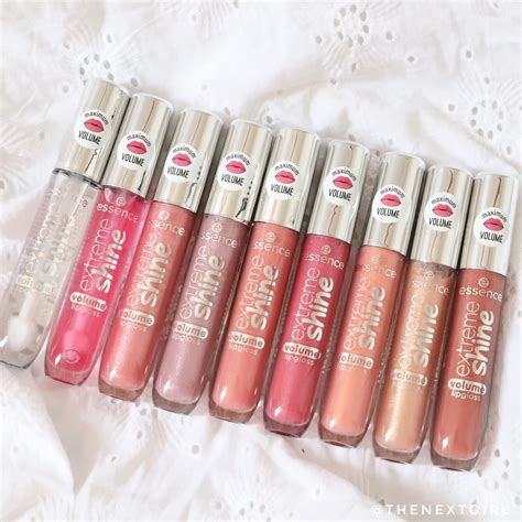 Essence Extreme Shine Lipgloss Swatches