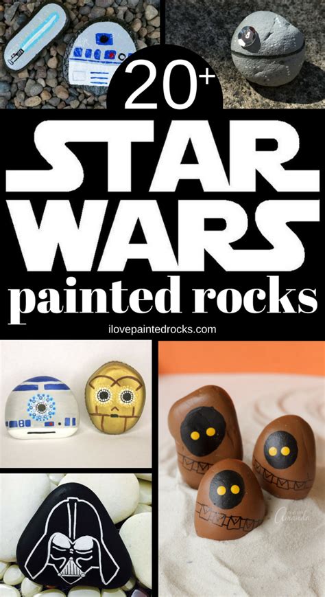 20 Star Wars Inspired Rock Painting Ideas I Love Painted Rocks
