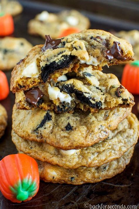 Pumpkin Spice Oreo Chocolate Chip Cookies Back For Seconds