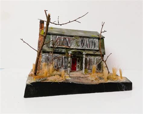 Nightmare On Elm Street Househandmade Diorama Diorama Halloween