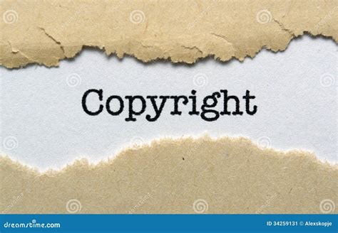 Copyright Stock Image Image Of Client Copyright Advertise 34259131