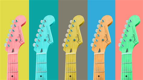 Free Download Artistic Fender Guitar Wallpaper Hd Wallpaper Background Image 3550x2000 For