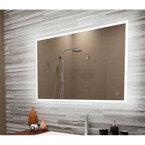Orren Ellis Bone Reflection Dimmable Led Lighted Frosted Edge Bathroomvanity Mirror Wayfair