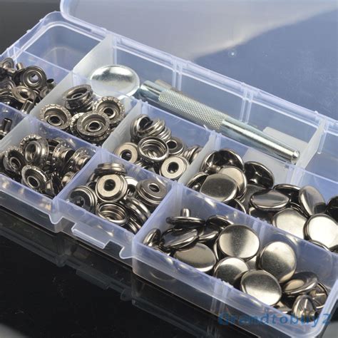 What kind of hole punch do i need to install snap? inBox Heavy Duty Snap Fasteners Gunmetal Black 15mm 30 ...