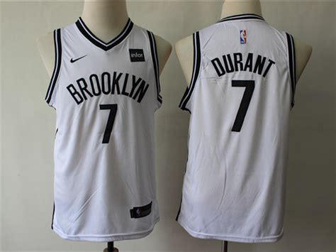 Visit streaming.thesource.com for more information. Brooklyn Nets #7 Kevin Durant Youth White Swingman Jersey ...