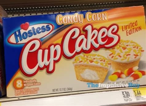Spotted On Shelves Hostess Limited Edition Candy Corn Cup Cakes The