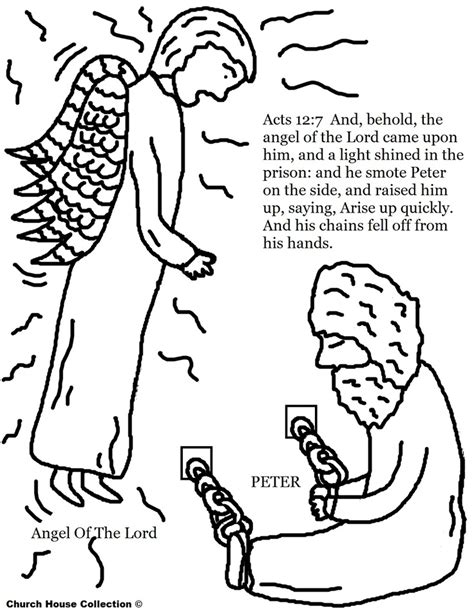 Search through 52634 colorings, dot to dots, tutorials and silhouettes. Free Coloring Pages of Peter In Jail With The Angel of The ...