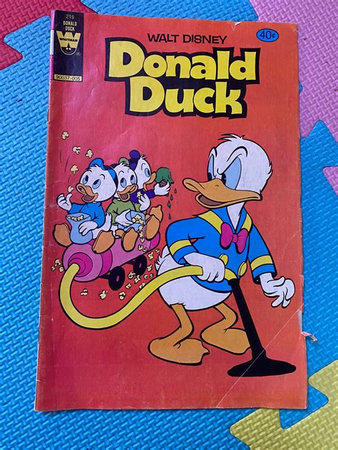 Donald Duck Vintage Walt Disney Comic Books Whitman Comics Etsy