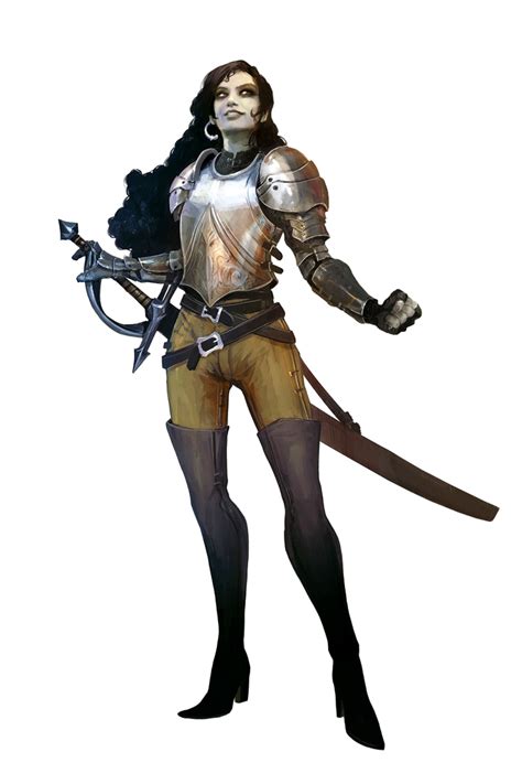 Female Human Order Of The Asp Cavalier Knight Fighter Soldier